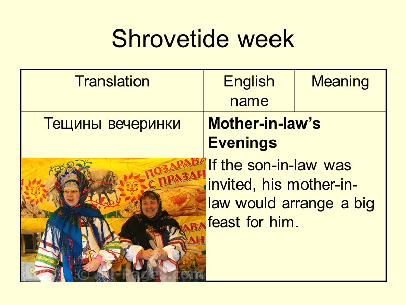 Shrovetide week